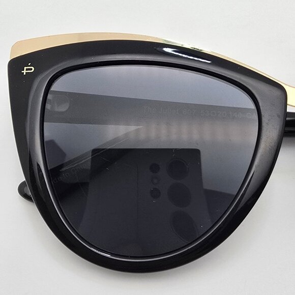 Prive Revaux The Juliet Black Frame Polarized Grey Len Cat Eye Sunglasses 53mm - Picture 16 of 16